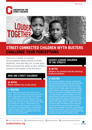 Street-Connected Children Myth Busters: Challenge Your Perceptions
