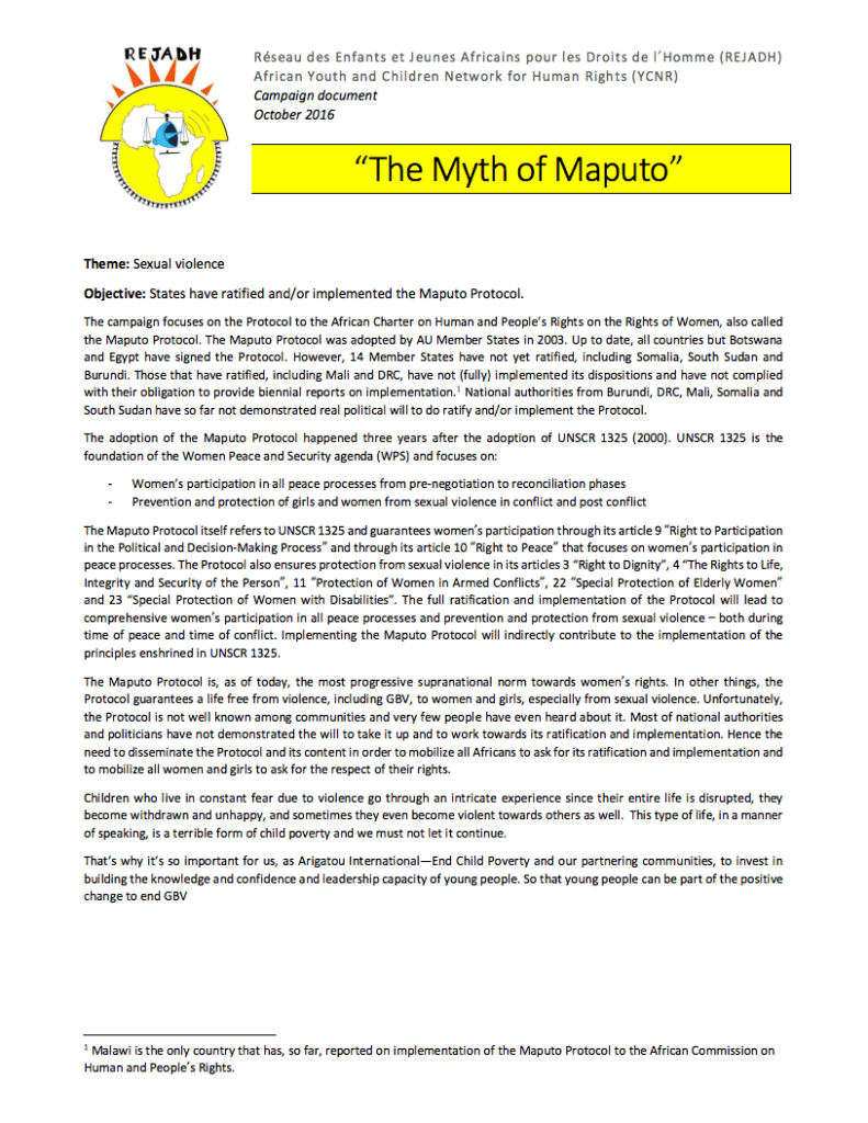 Myth of Maputo Campaign
