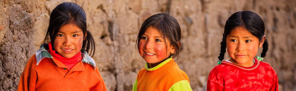 Three little girls.