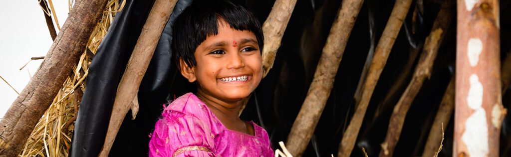 Young Child smiling.